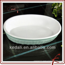 color glaze ceramic griddle plate